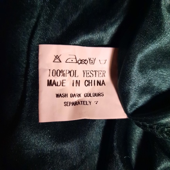 NEMIDOR WOMEN'S DRESS 24 LINED GREEN‎ WHITE BOHO FIT N FLARE SHORT BELL SLEEVE - Picture 8 of 8